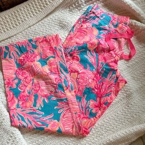 Lilly Pulitzer cotton pajama pants, Small
